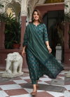Green Colour Rayon Printed Kurti With Pant Dupatta Bulk Orders In India Aaradhna 2051
